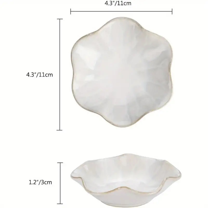 🌺🍍White Shell Ceramic Jewelry Ring Holder PRE ORDER