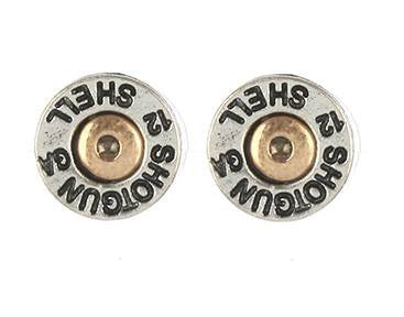 Silver Bullet Earrings Shotgun Shell