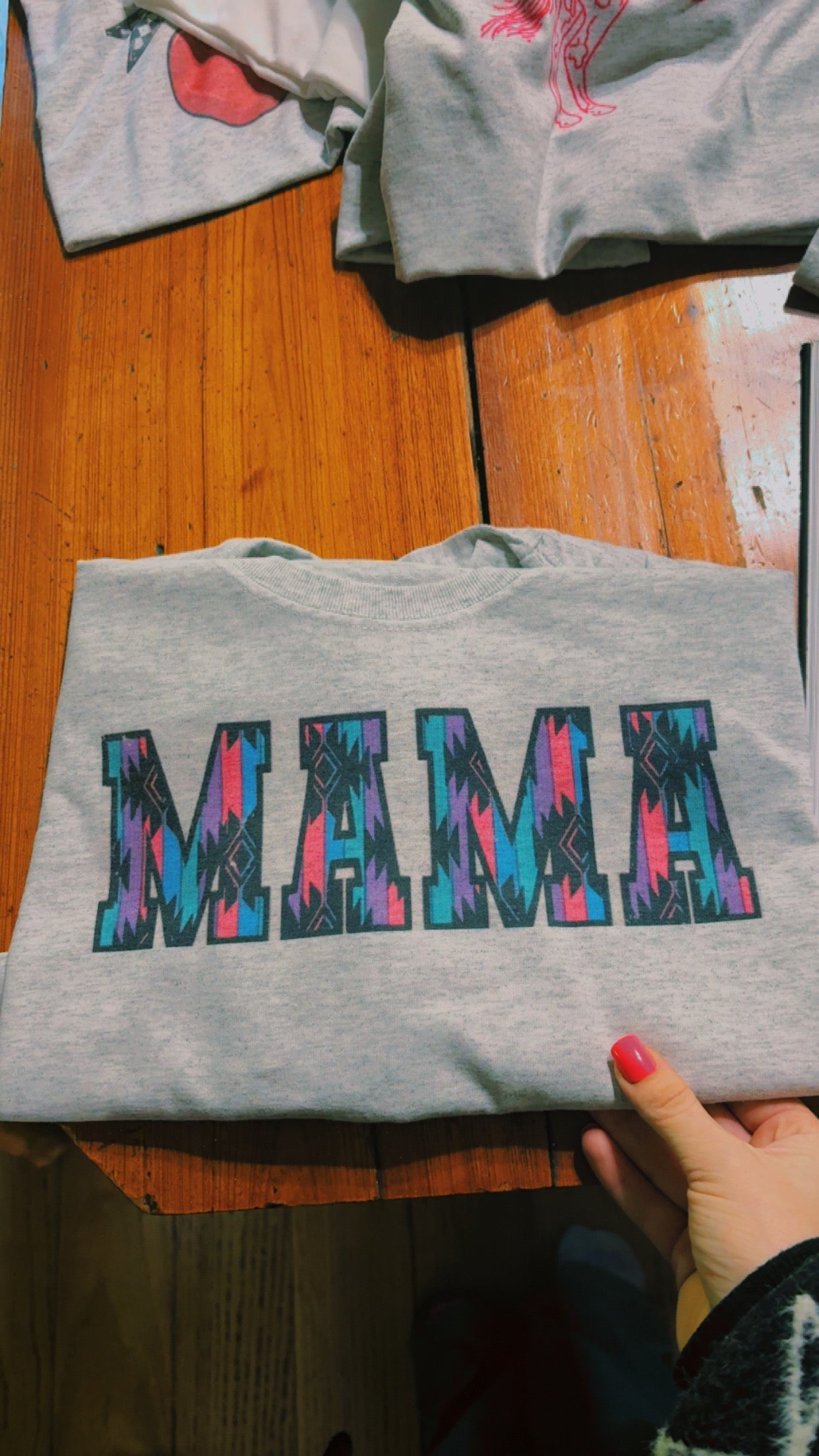 Mama aztec tee sublimation T-shirt