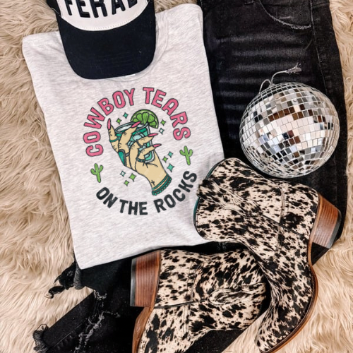 Cowboy tears Sublimation T-shirt