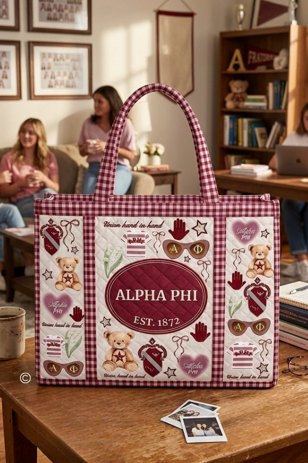 SC - ETA 6/30 - Alpha Phi Sorority Tote Bag