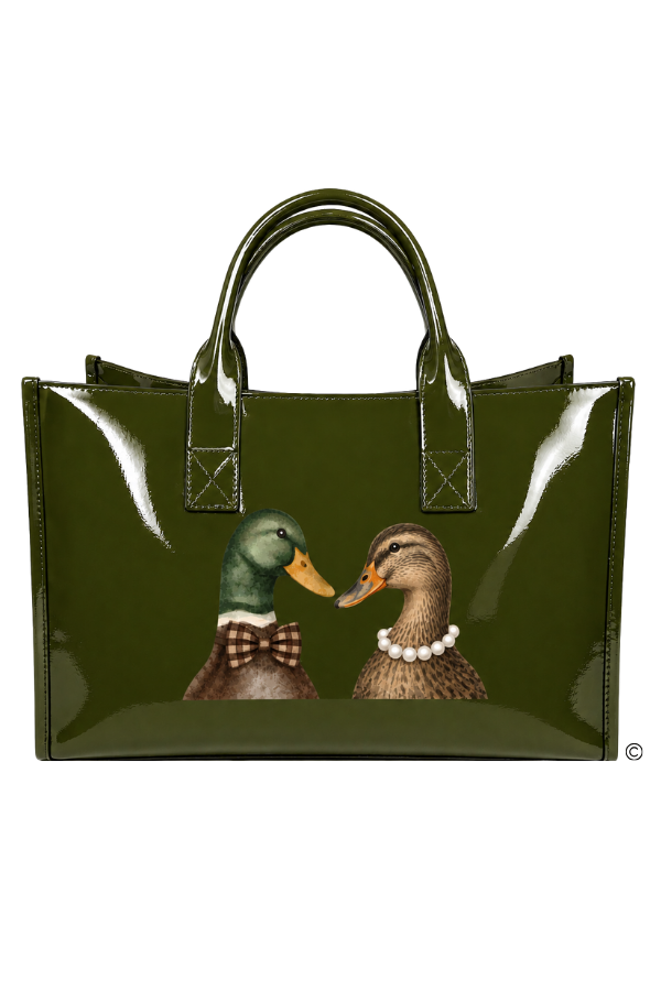 SC - ETA 10/29-11/12 Mr and Mrs Mallard Vinyl Tote©
