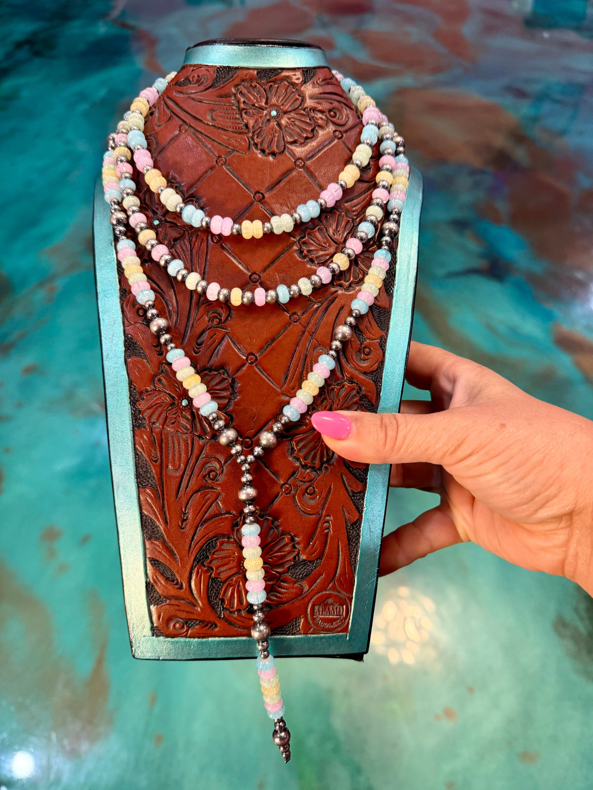 One Time Pieces – Multicolor Glass & Sterling Silver Necklace Collection