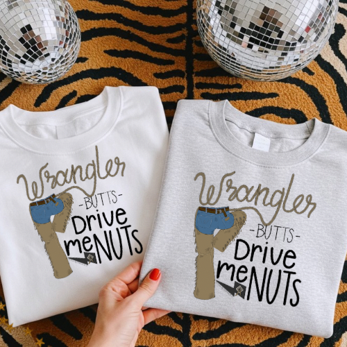 Wranglr butts sublimation T-shirt