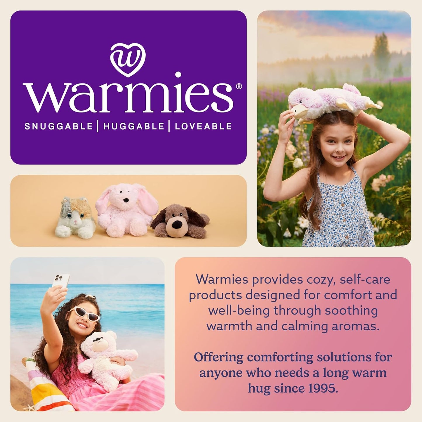 Warmies Monkey Hugs