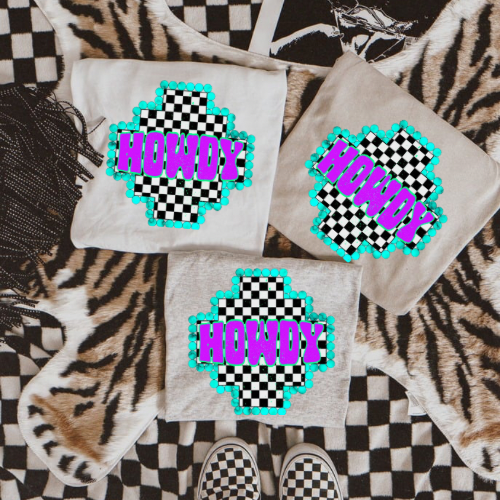 Neon howdy sublimation T-shirt