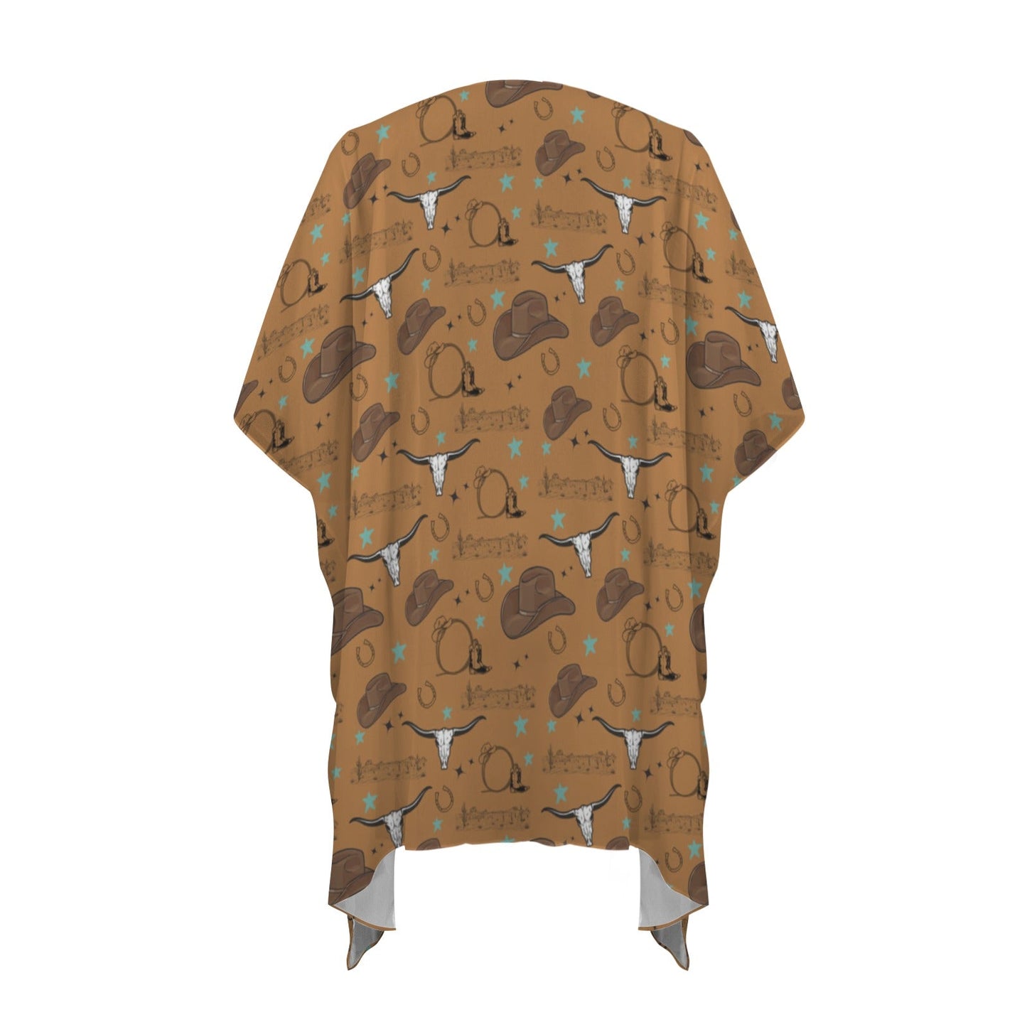 Baha Ranch Western Things Duster Kimono Coverup