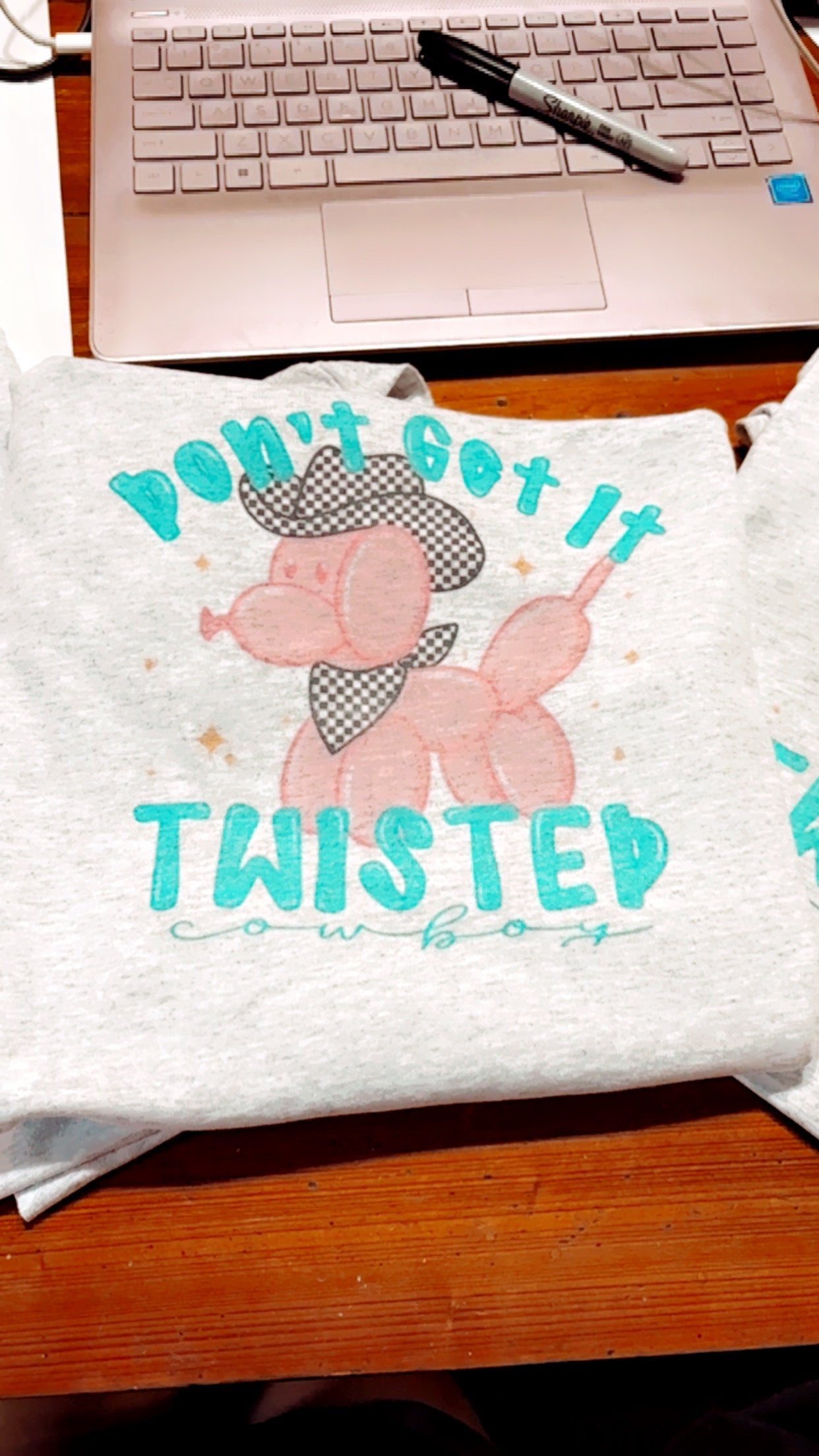 dont get it twisted cowboy sublimation T-shirt