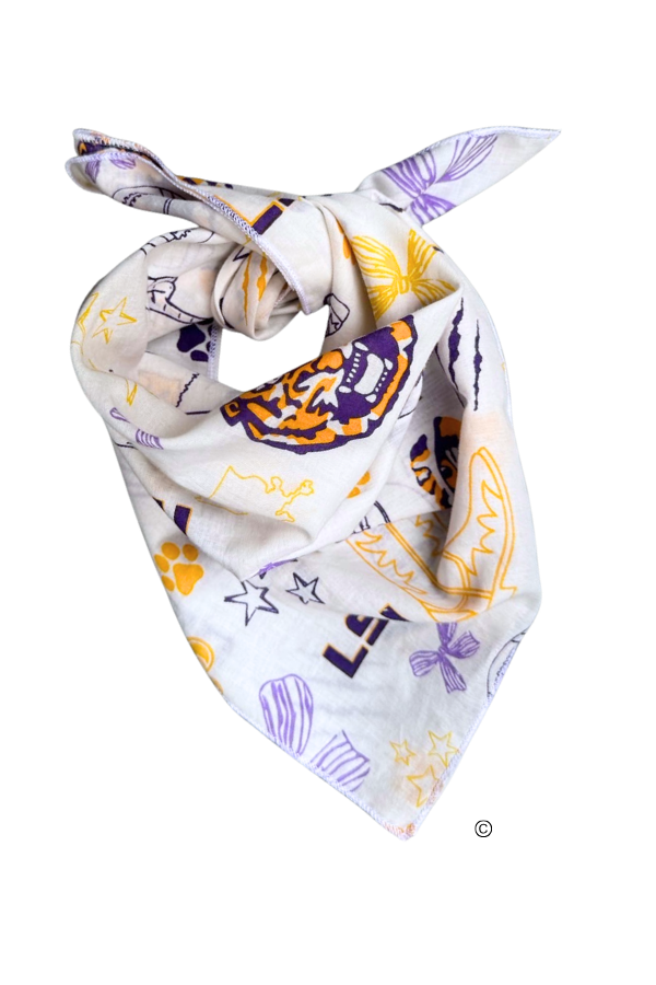 SC - ETA 7/30-8/13 LSU Bandana©