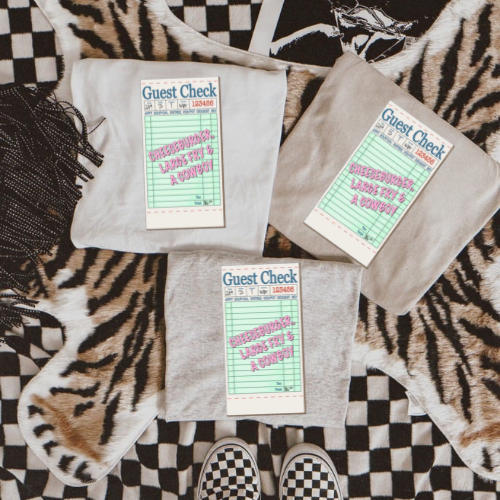 Cheeseburger & fries sublimation T-shirt