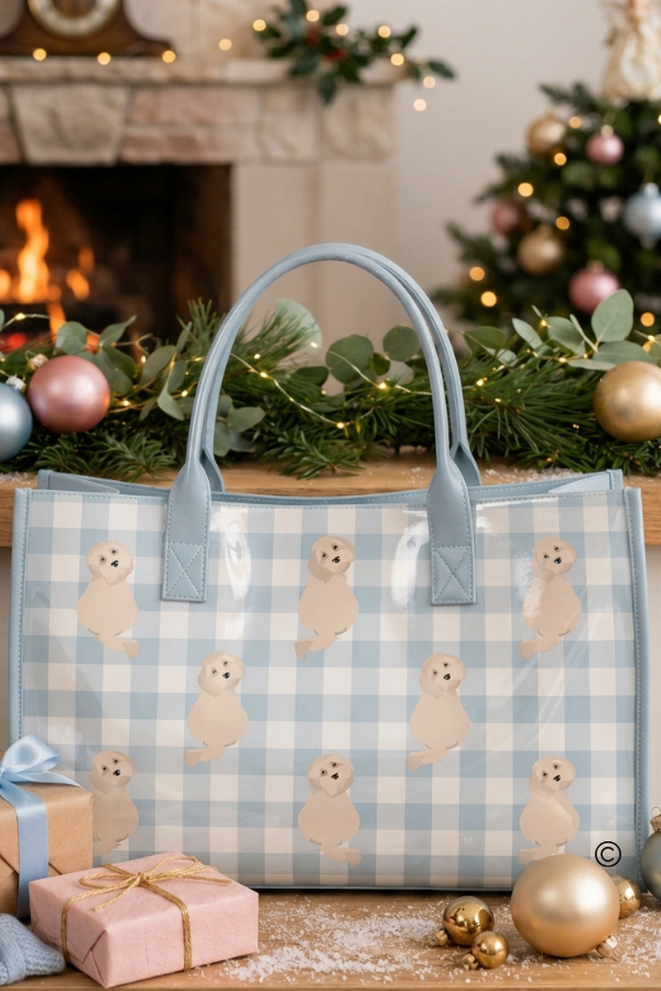 SC - ETA 10/15-10/29 Mr Biscuit Vinyl Tote Bag©