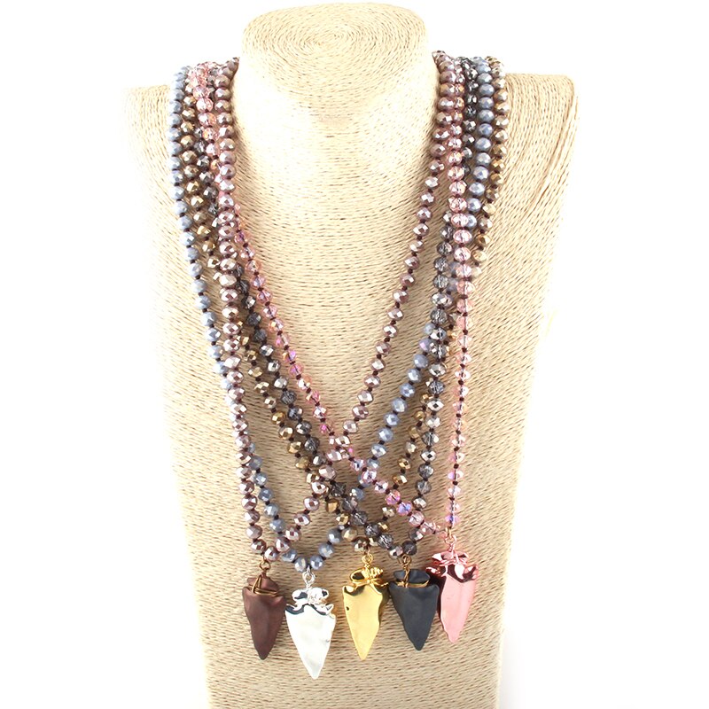Tribal Arrowhead Statement Necklace