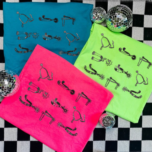 Spur collage sublimation T-shirt