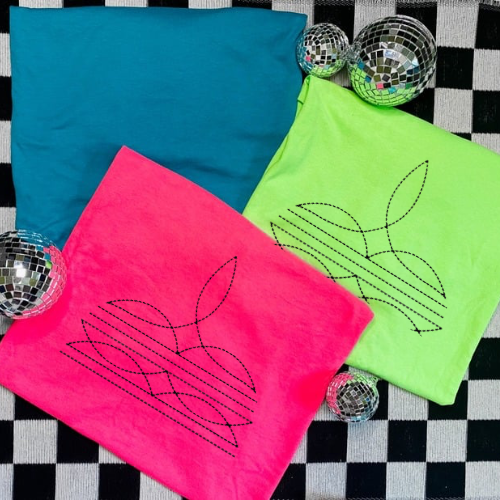 Boot stitch neon sublimation T-shirt