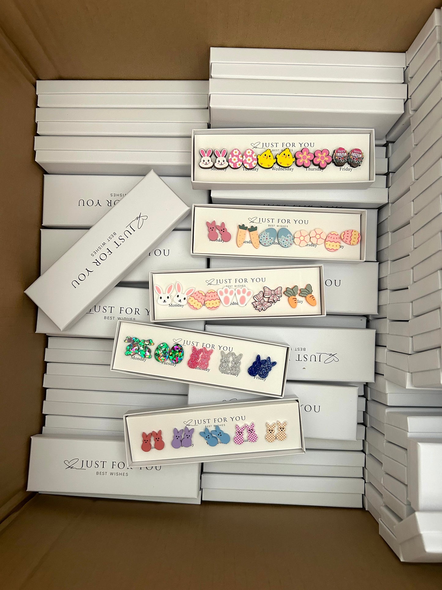 🌸Boxes of Easter Earrings