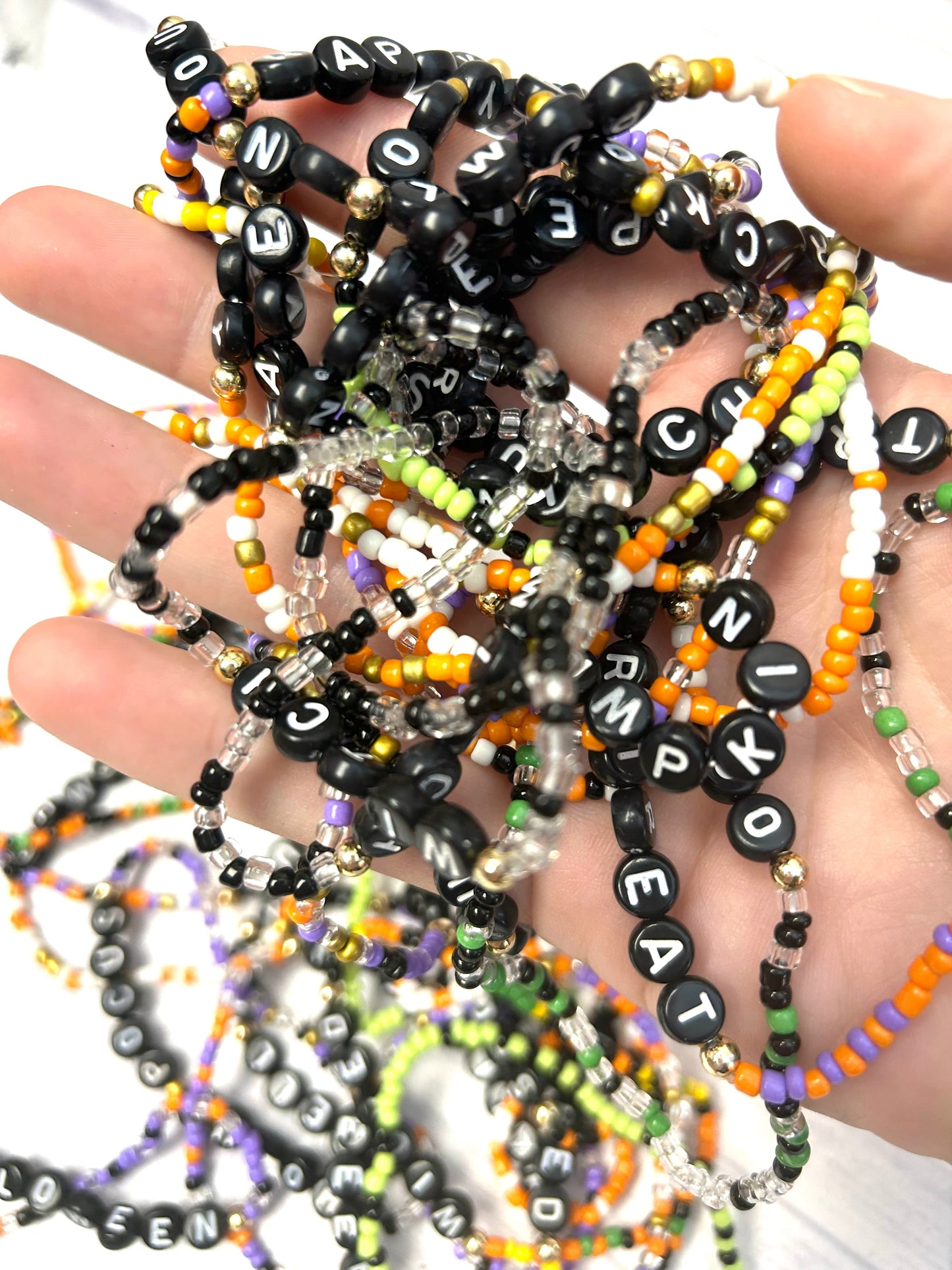 Mix Halloween Stretchy Bracelets