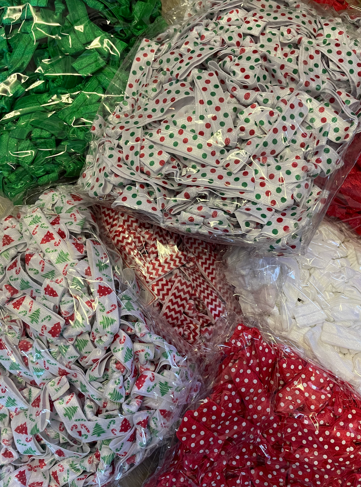 Holiday Hair Scrunchies Ties