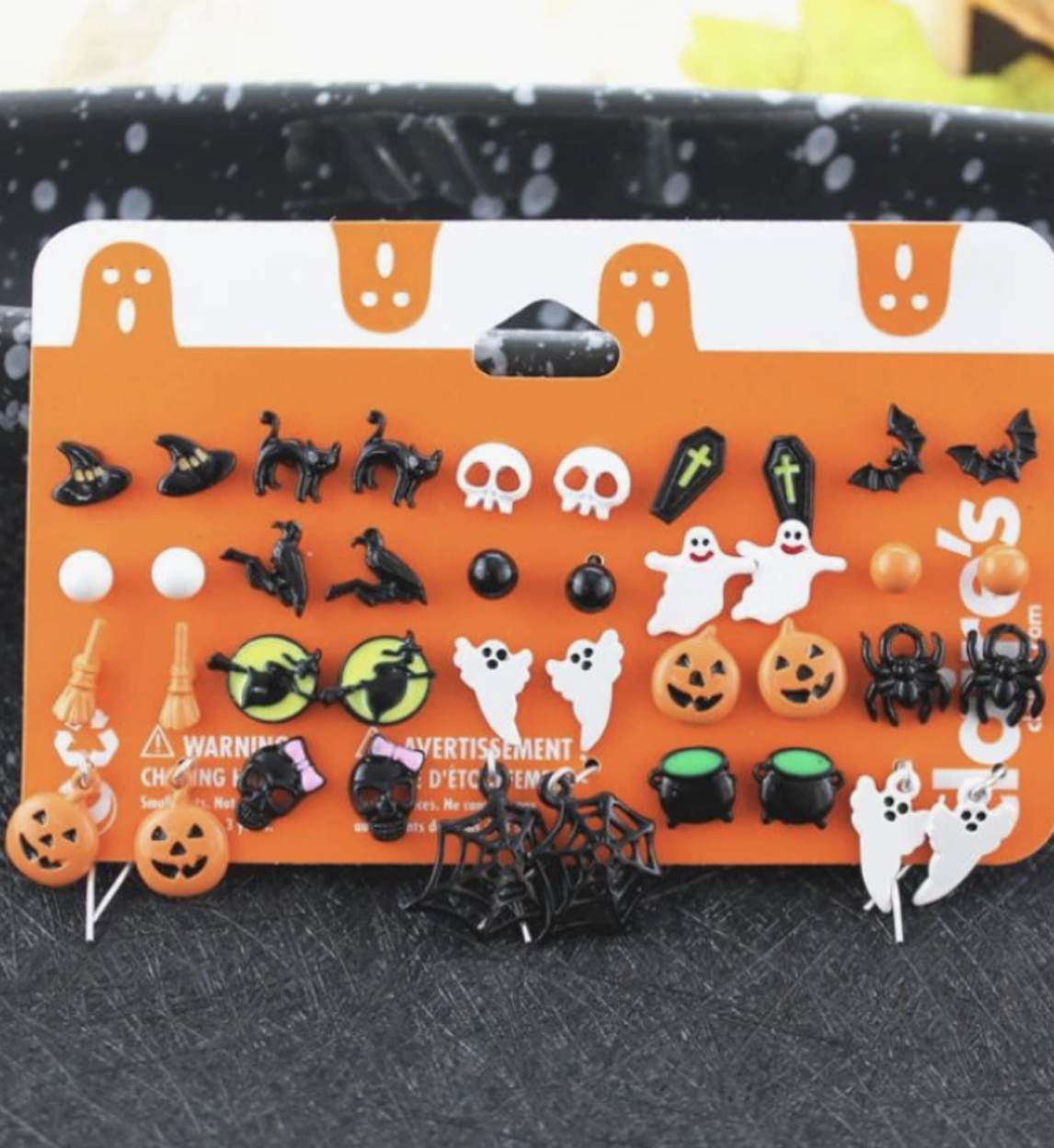 Packs of Halloween Stud Earrings