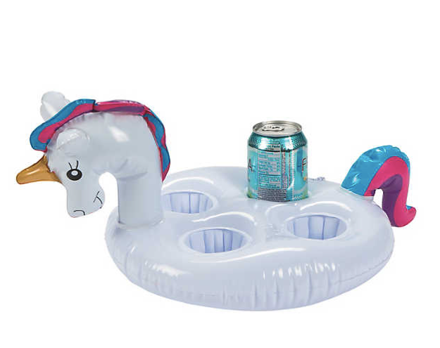 Unicorn 4 Drink Holders Float!