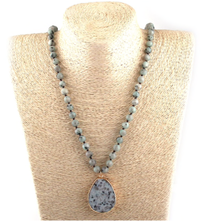 Tribal Stone Statement Necklace