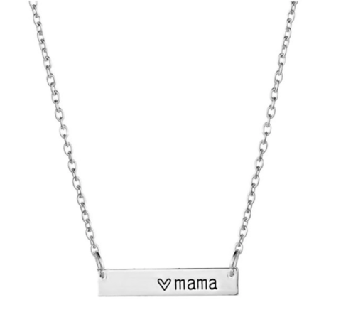 Silver Mama Necklace