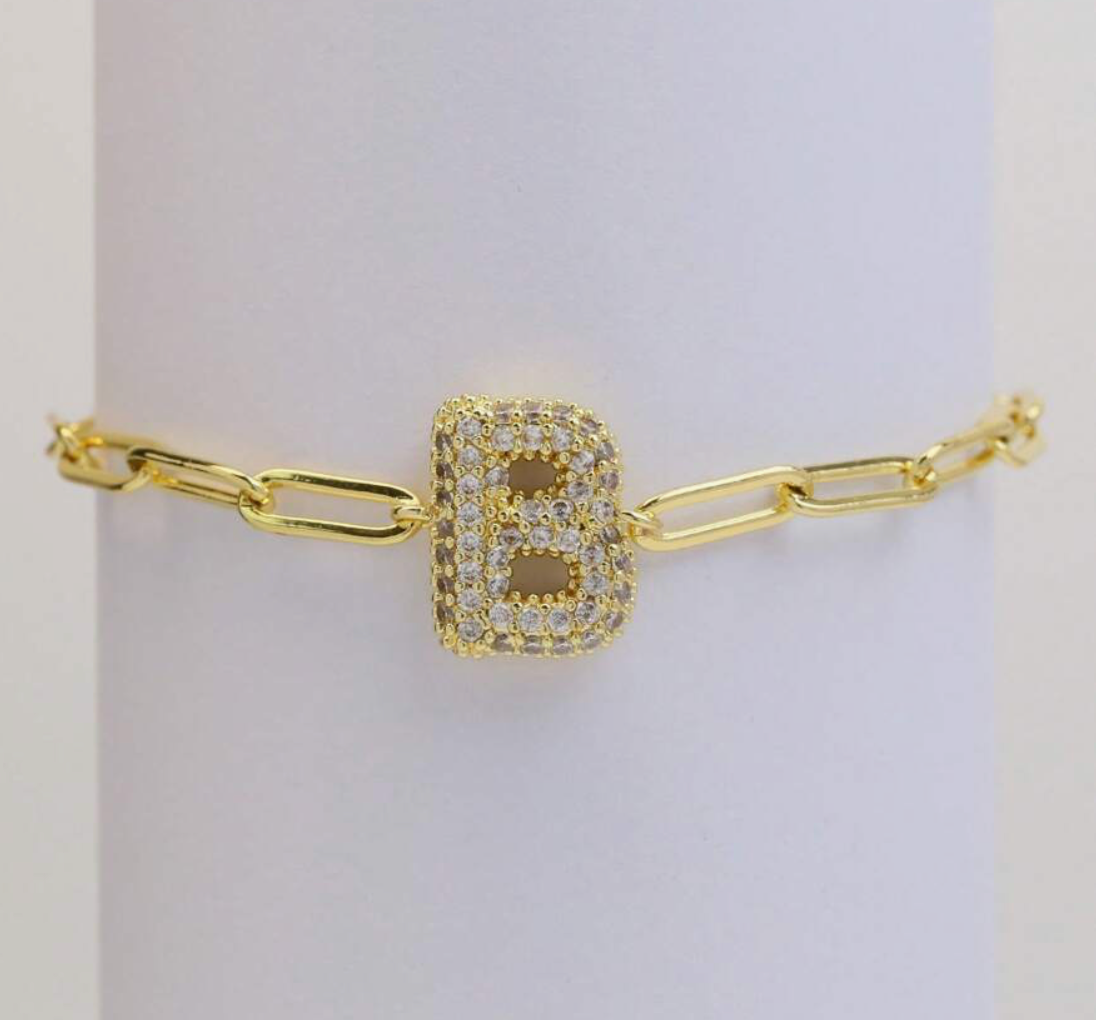 ✨Trendy Bubble Initial Bracelets✨