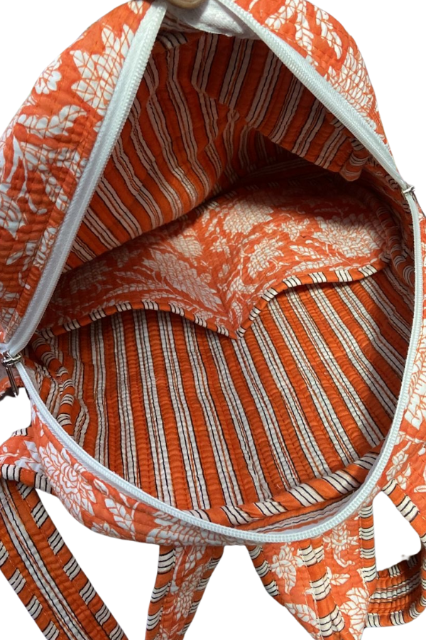 SC - Beau Blue Floral Print Backpack