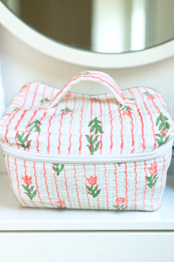 SC - Savannah Floral Print Makeup Bag