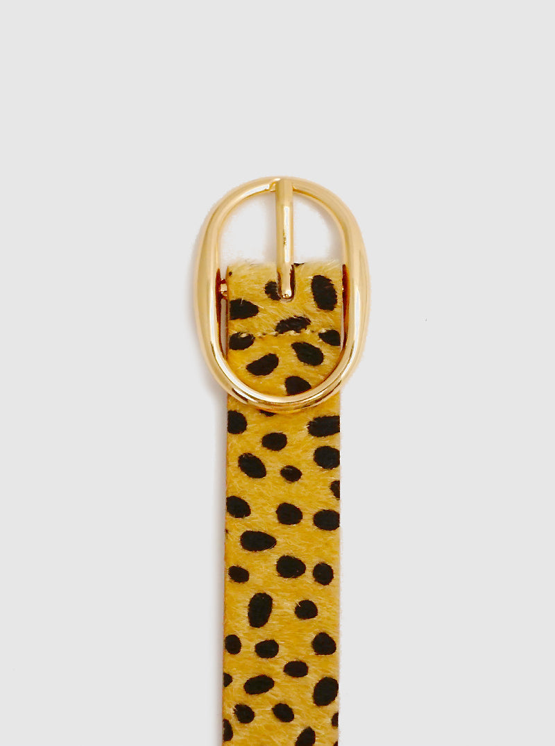 Dalmation Simple Leatherette Belt