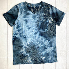 Sophie Pocket Tee - Slate Tie Dye (size M)