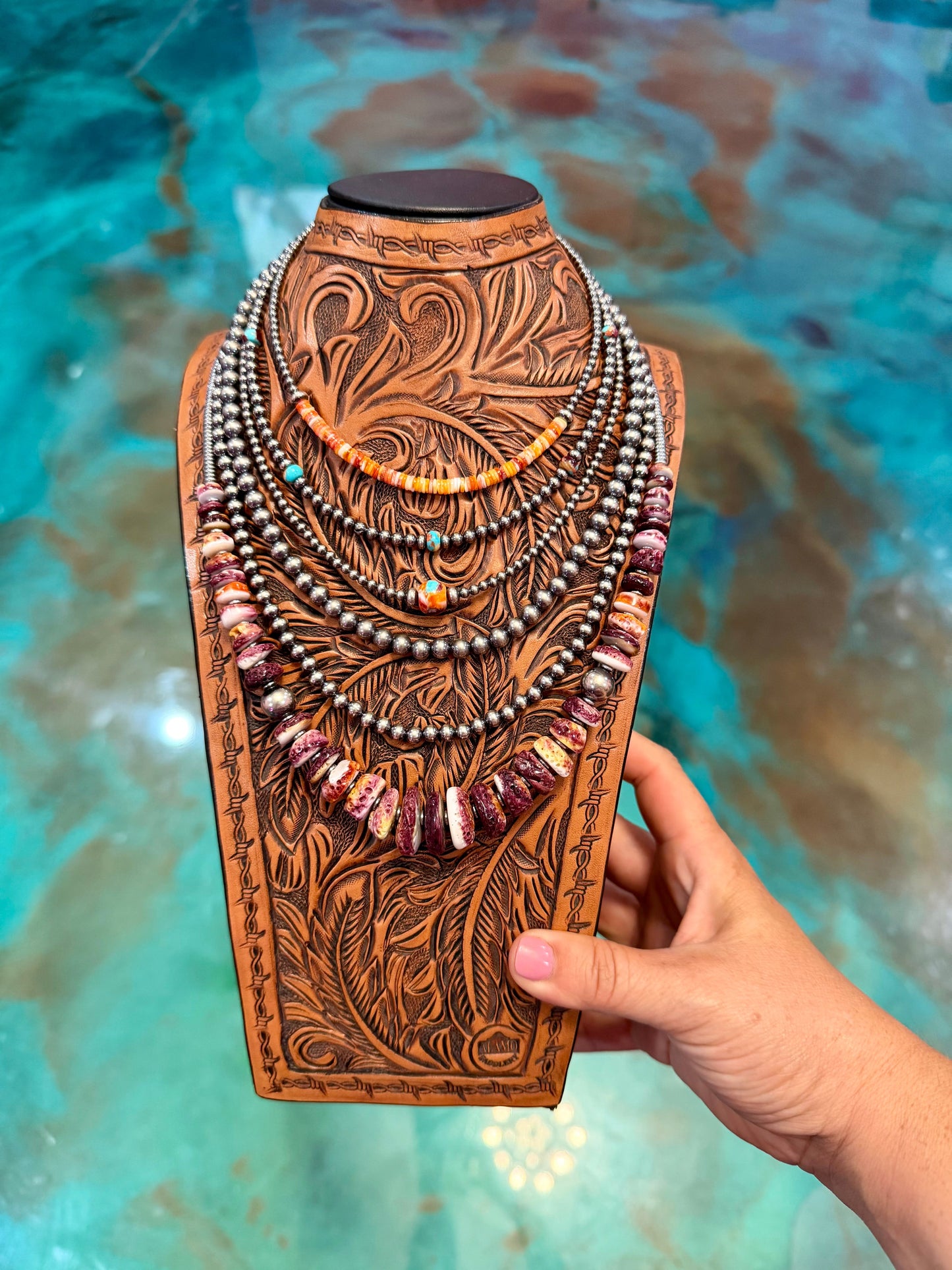 Spiny Oyster & Sterling Set