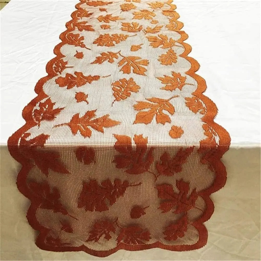Pumpkin Thanksgiving Fall Holiday Table Runner