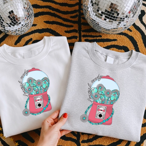 Cowgirl candy sublimation T-shirt