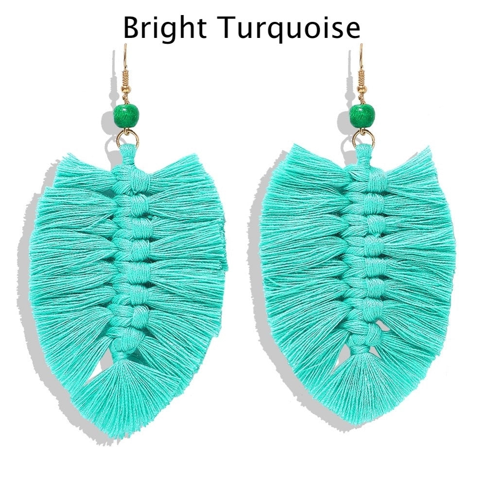 Fall Fringe Hang Earrings