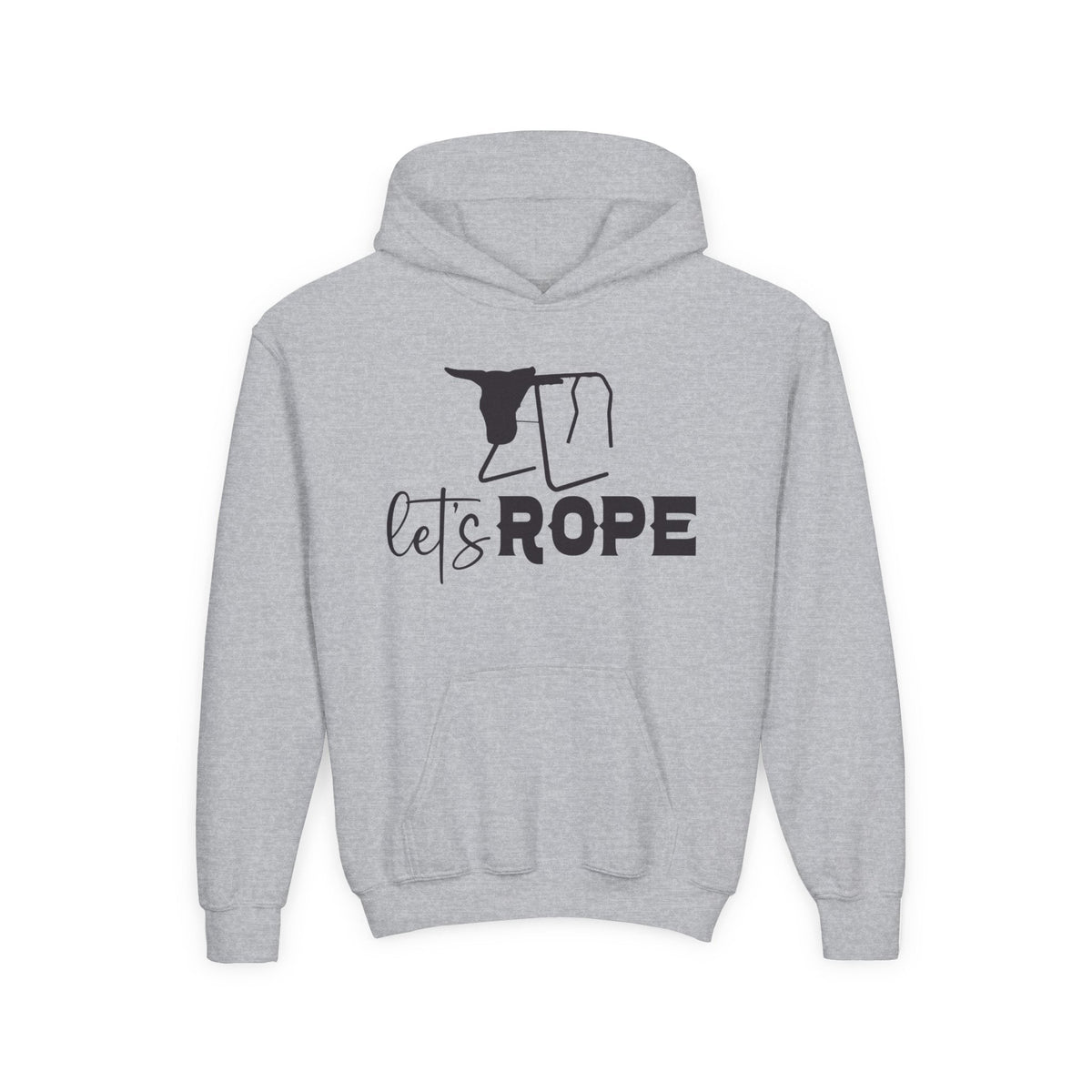 Let's Rope Youth Western Hoodie | Kids Rodeo Cowboy Sweatshirt