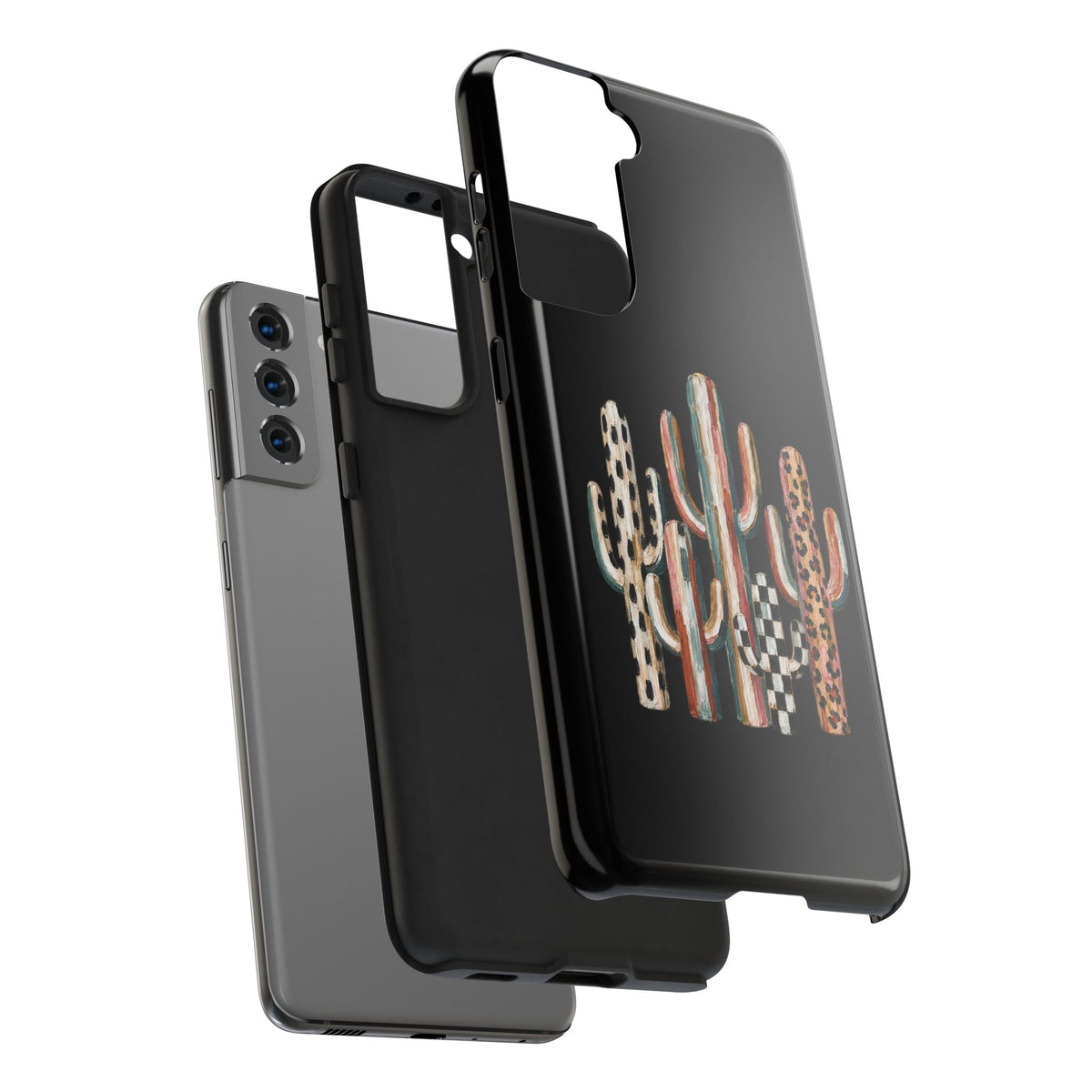 Boho Cactus Trio Phone Case | Tough Phone Case
