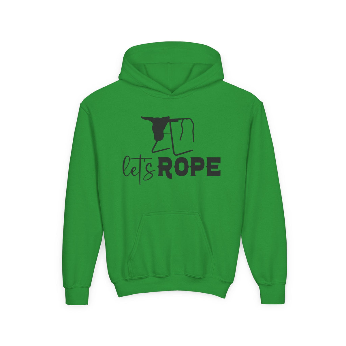 Let's Rope Youth Western Hoodie | Kids Rodeo Cowboy Sweatshirt