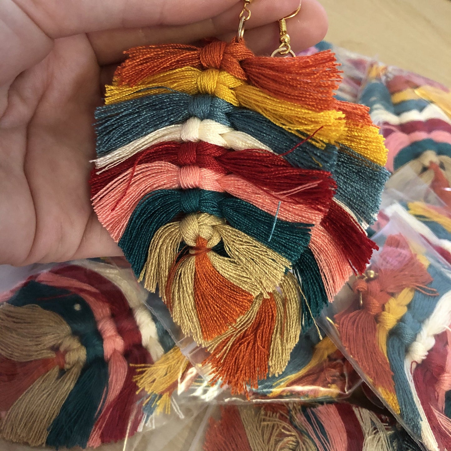 Fall Fringed Earrings