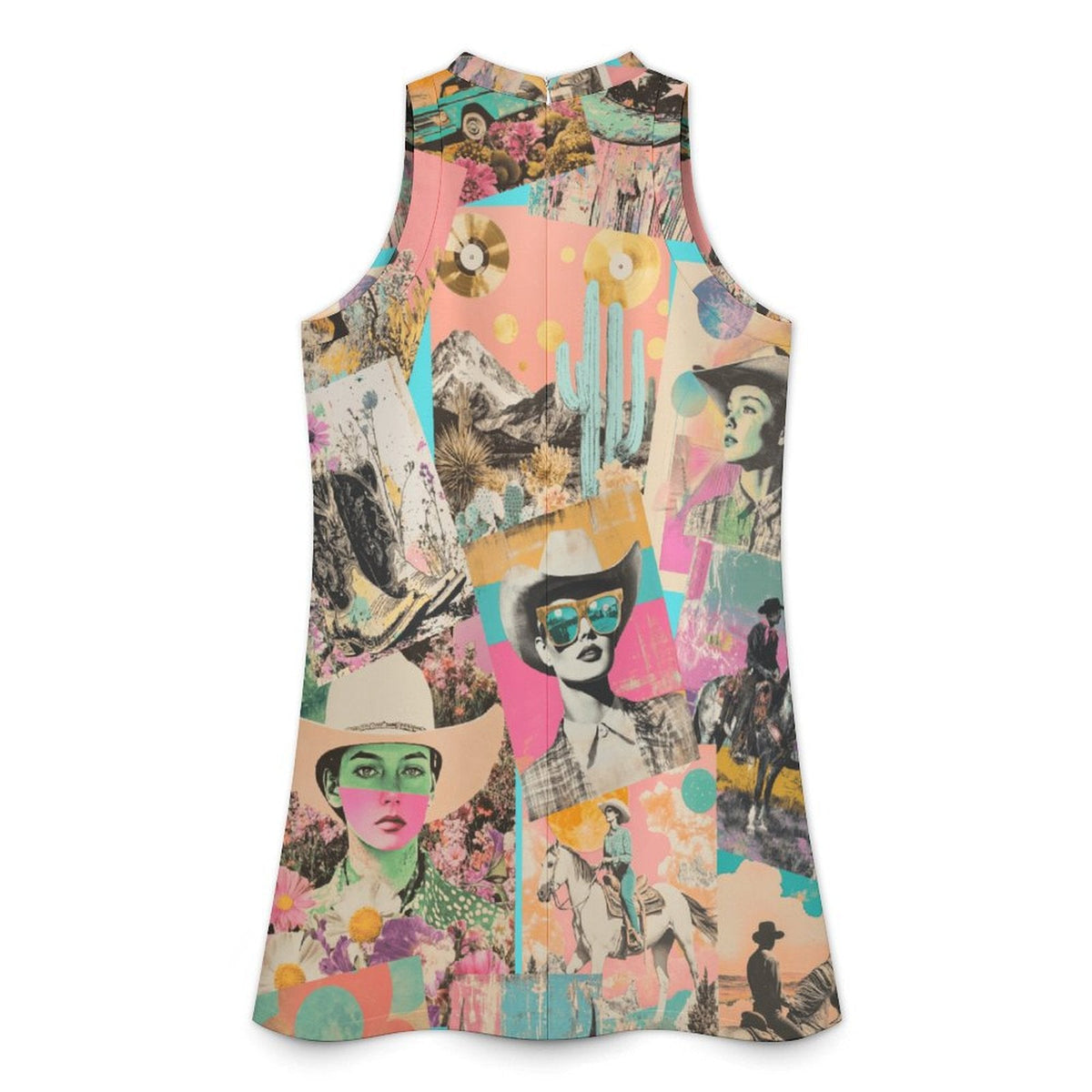 Baha Ranch Pop Western Mini Dress
