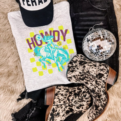 Neon howdy Sublimation T-shirt