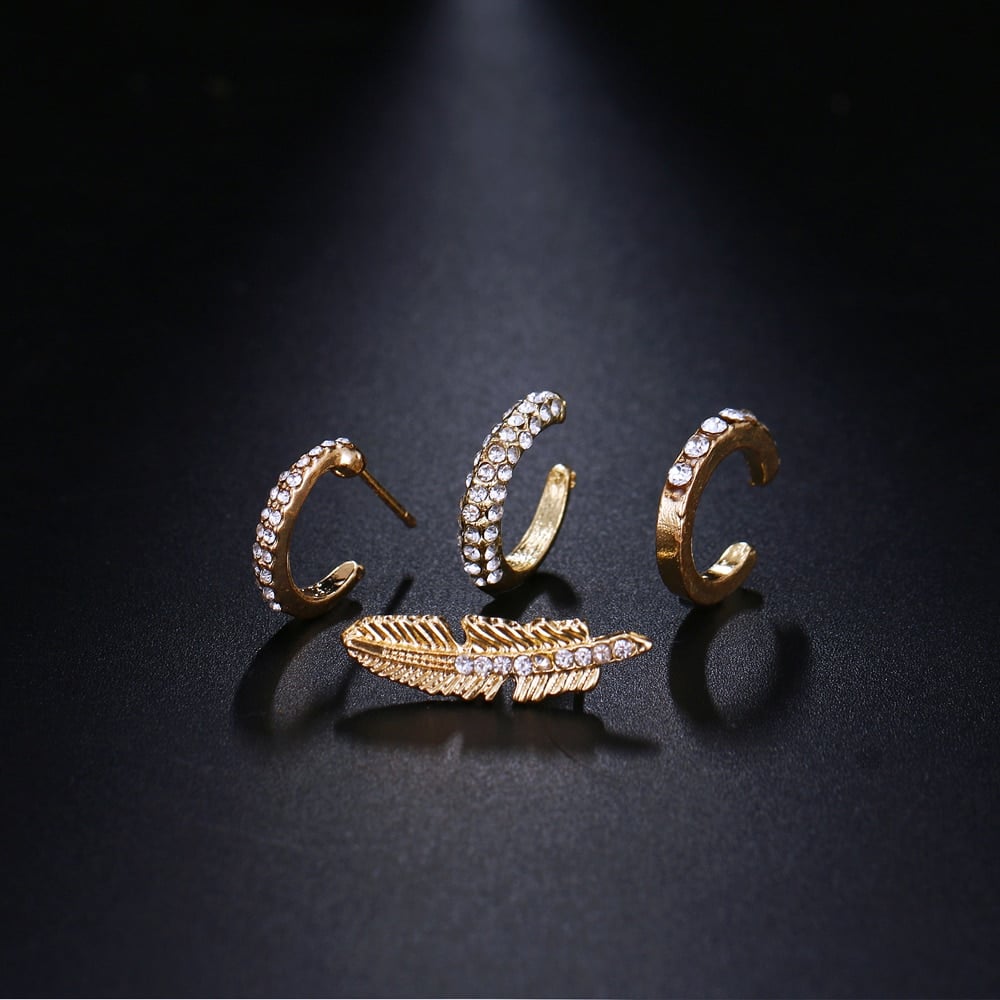 Annie Gold Earring Set