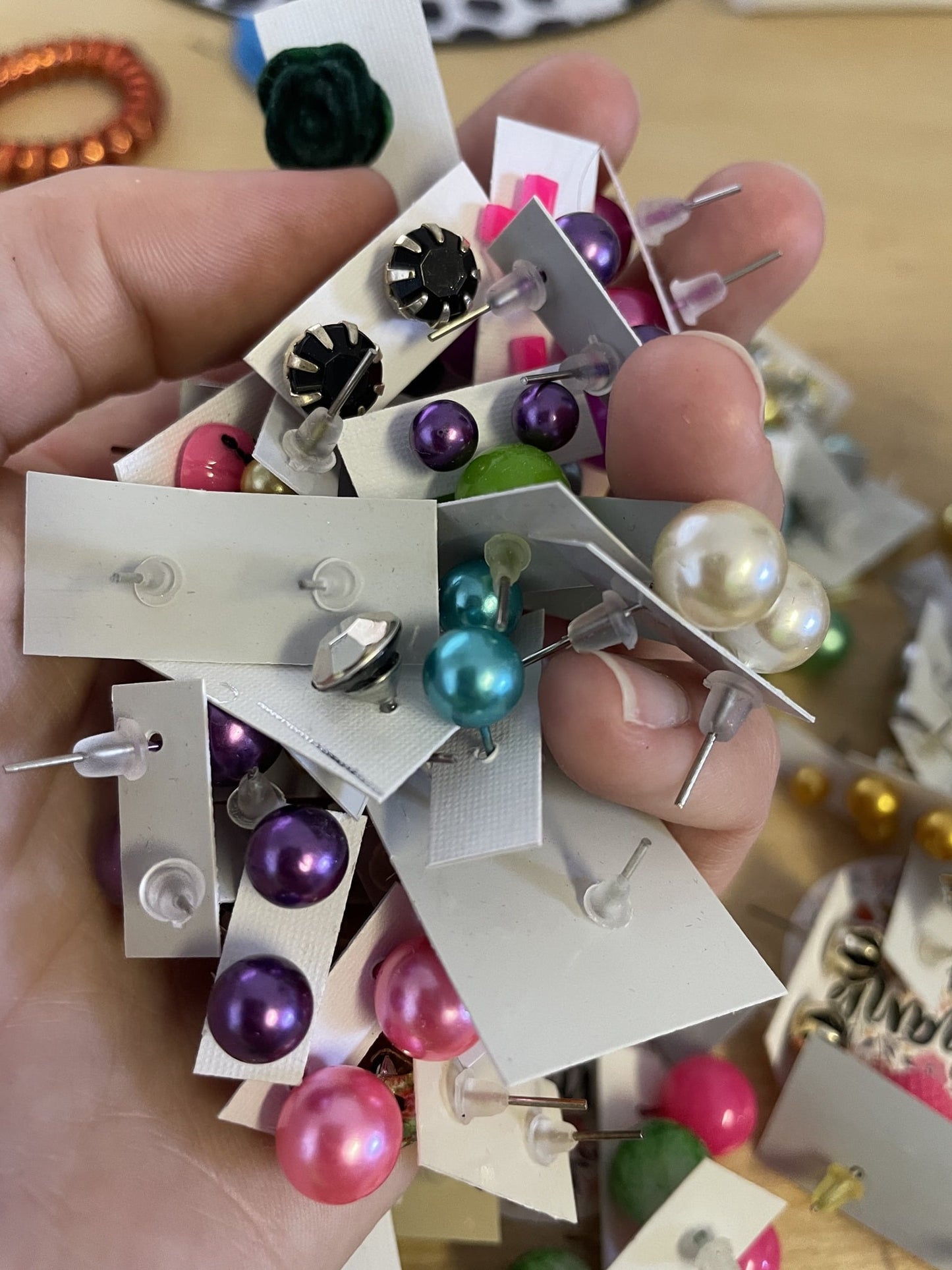 Random Small Earring Stud Mix