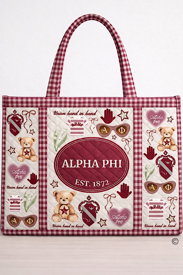 SC - ETA 6/30 - Alpha Phi Sorority Tote Bag