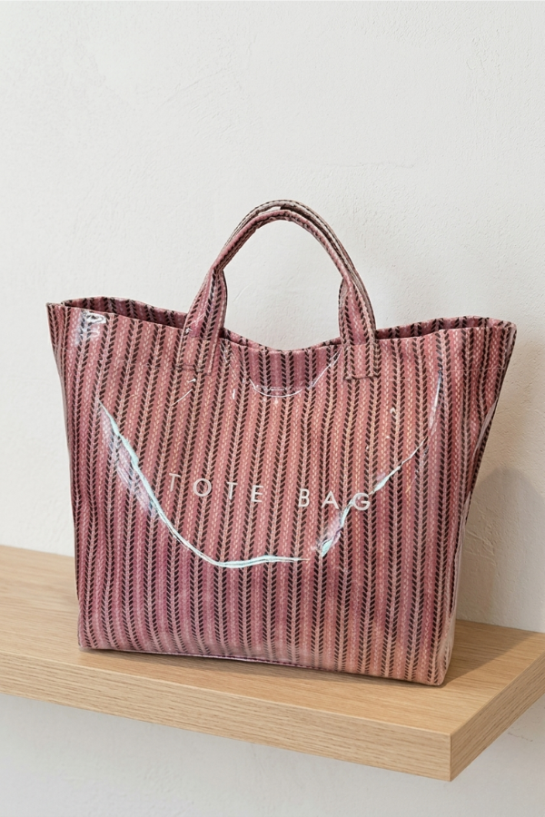 SC - Pink Chevron TOTE BAG