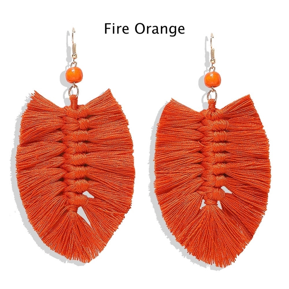 Fall Fringe Hang Earrings