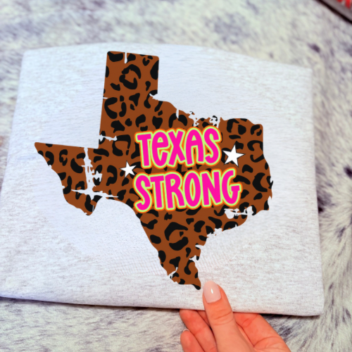 Texas strong sublimation T-shirt