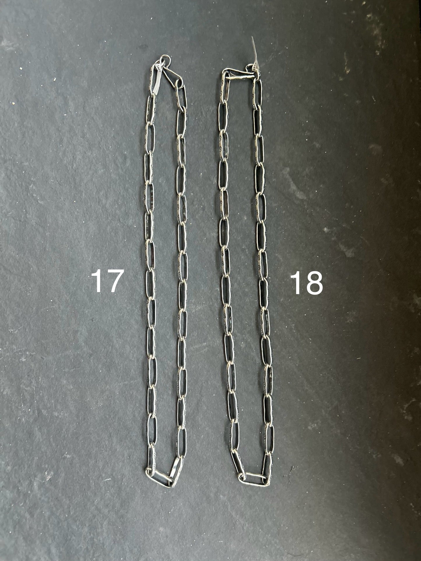 Sterling Silver Medicine Man Eye Paperclip Chain – 22” – Artist Jason Ogg