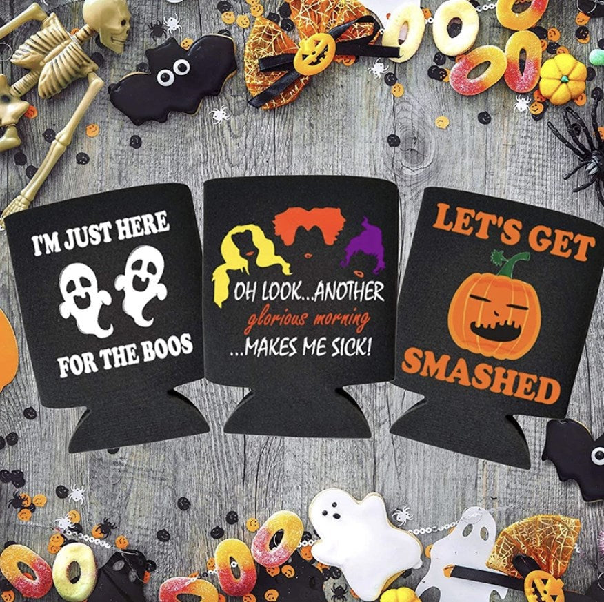 Halloween Drink Can Coolers