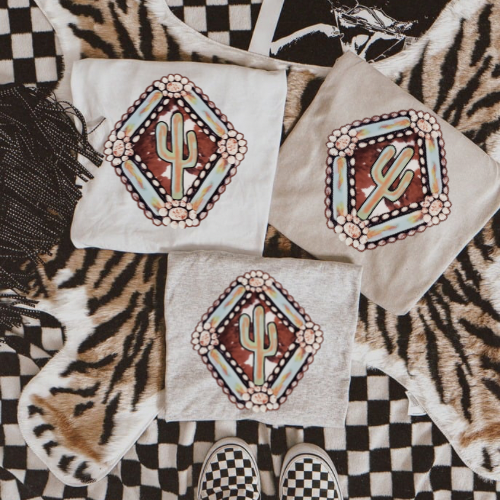 Southern cactus sublimation T-shirt