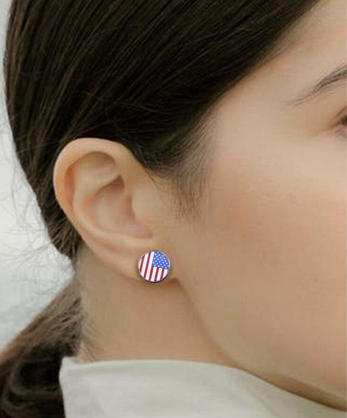 Sports Leather Stud Earrings